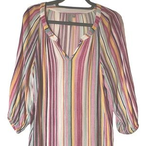 KUT From The Kloth Colorful, Flowy Shirt